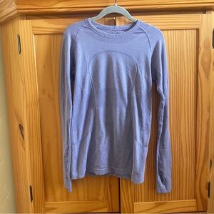 Lululemon Swiftly Tech Long Sleeve Shirt Blue